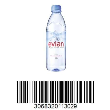 Bild von EVIAN Premium Natural Spring Water Natürliches Mineralwasser